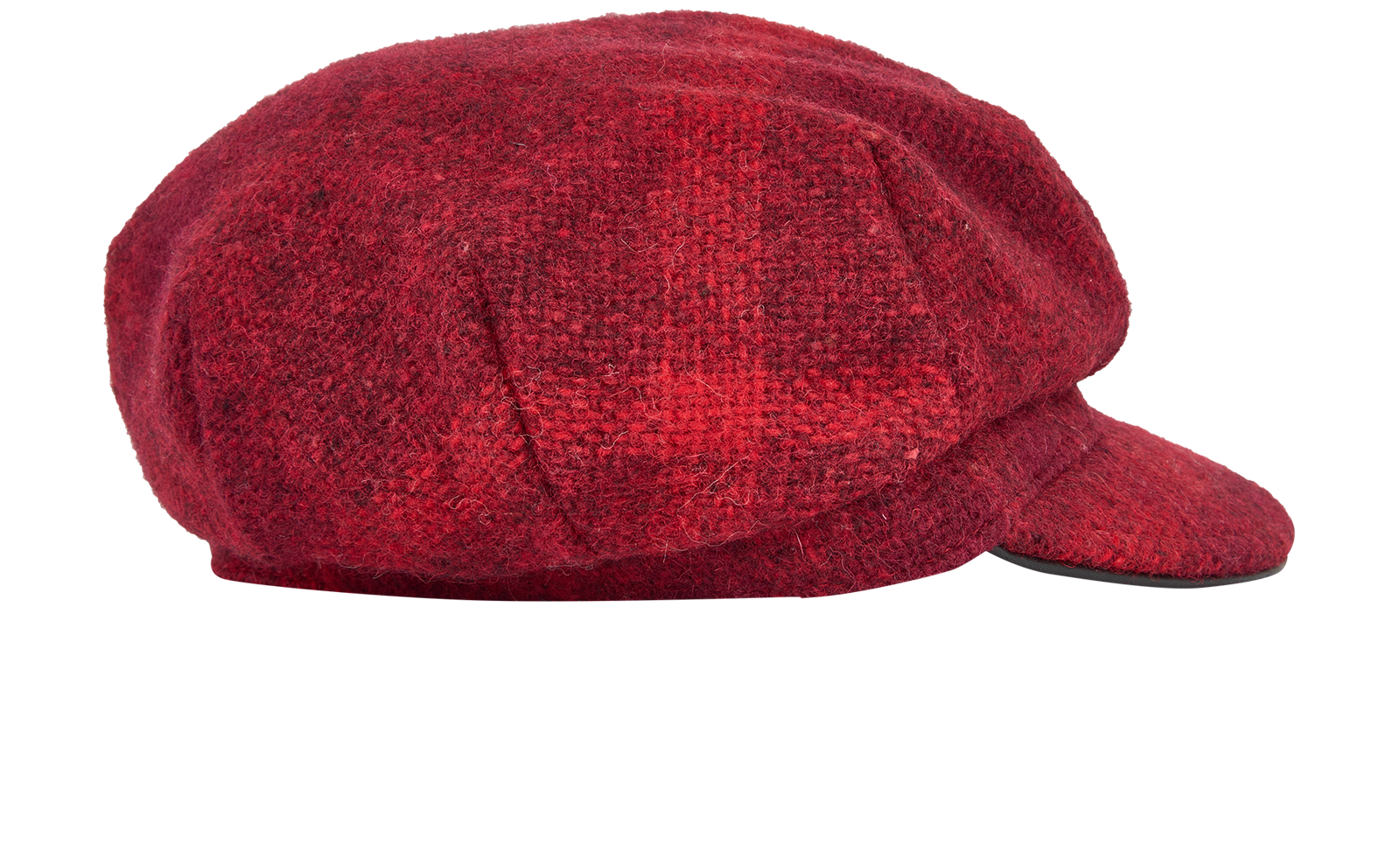 Burberry Tweed Check Peak Cap, &pound;90, Accessories, Red, Wool, Back view